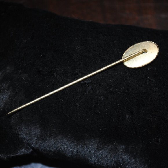 Antique Horton, Angell & Co. Engraved Edwardian Gold-filled Stick / Tie Pin - Picture 7 of 9